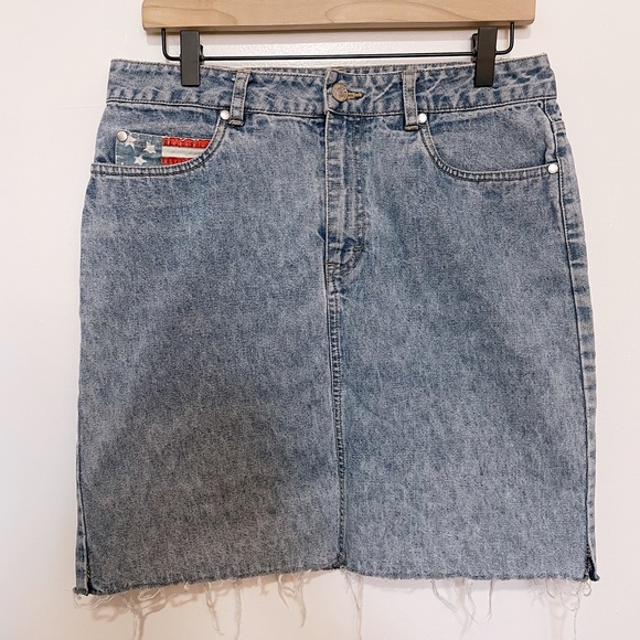 Vintage Tommy Hilfiger Denim Mini Skirt - Picture 1 of 5